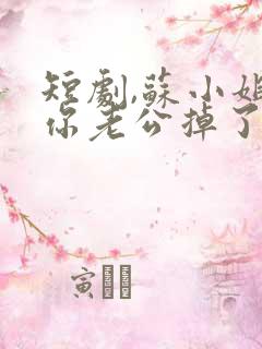 短剧,苏小姐,你老公掉了