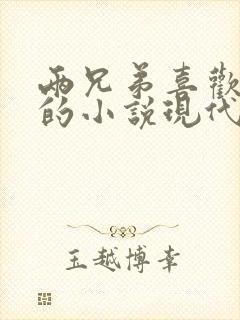 两兄弟喜欢女主的小说现代言情小说