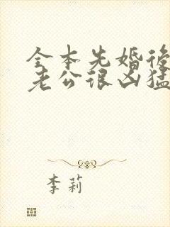 全本先婚后爱:老公很凶猛