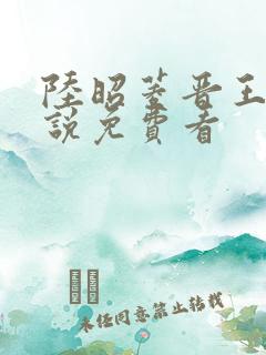 陆昭菱晋王的小说免费看