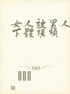 女人被男人插入下体视频