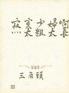 寂寞少妇啊轻点灬太粗太长了