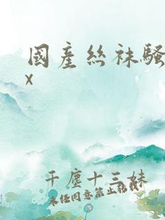 国产丝袜骚货zx