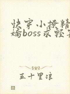 快穿小撩精:病娇boss求轻宠小说