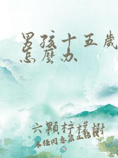 男孩十五岁叛逆怎么办