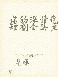 你的深情我不配短剧全集免费观看