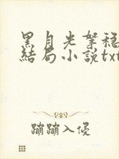 黑月光拿稳be结局小说txt