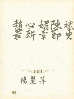 赵心媚陈斌小说最新章节更新时间