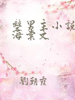 双男主小说cp海棠文