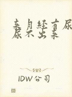 来月经有尿意却尿不出来