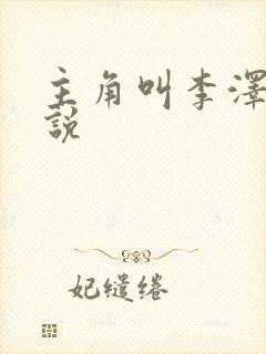 主角叫李泽的小说