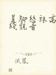 美脚丝袜高跟在线观看