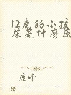 12岁的小孩尿床是什么原因