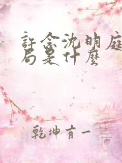 许念沈明庭大结局是什么