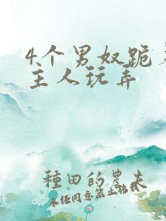 4个男奴跪着被主人玩弄