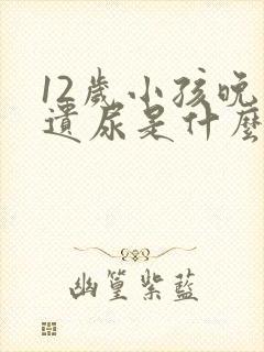 12岁小孩晚上遗尿是什么原因引起的