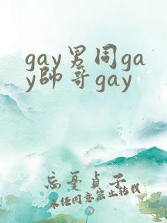 gay男同gay帅哥gay