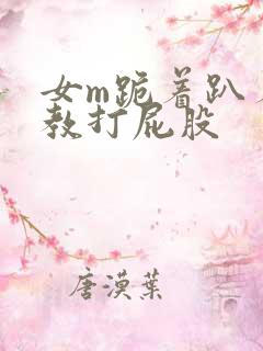 女m跪着趴着调教打屁股