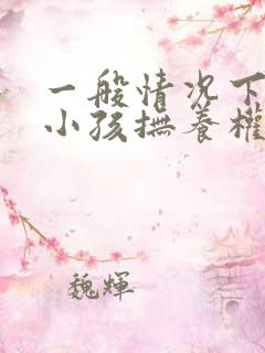 一般情况下离婚小孩抚养权归谁