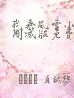 我乘风雪小说无删减版免费阅读