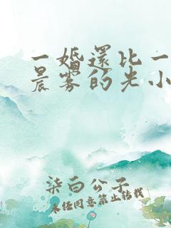 一婚还比一婚高晨雾的光小说