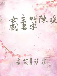 女主叫陈暖的短剧名字