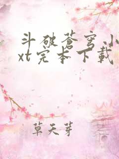 斗破苍穹小说txt完本下载