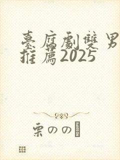 台腐剧双男主剧推荐2025