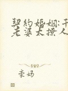 契约婚姻:千亿老婆太撩人沈浪小说叫什么