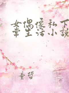 女偶像私下的日常生活小说笔趣阁