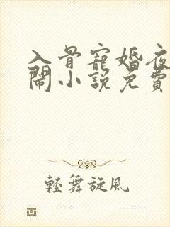 入骨宠婚夜少别闹小说免费阅读