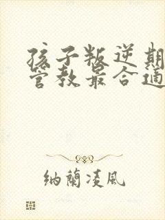 孩子叛逆期怎么管教最合适男孩子