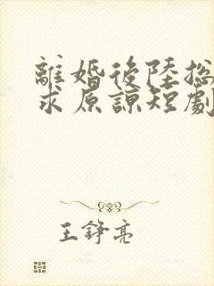 离婚后陆总跪着求原谅短剧免费观看