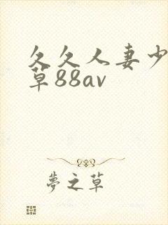 久久人妻少妇嫩草88av