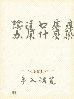 阴道口瘙痒怎么办用什么药