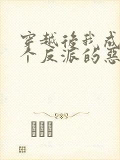 穿越后我成了三个反派的恶毒后娘小说