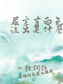 尿完有白色粘液流出是什么原因?