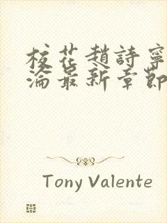 校花赵诗宁的沉沦最新章节更新时间