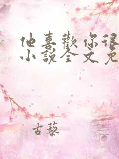 他喜欢你很久了小说全文免费阅读