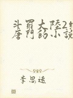 斗罗大陆2绝世唐门的小说