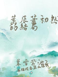 叶辰萧初然最后的结局