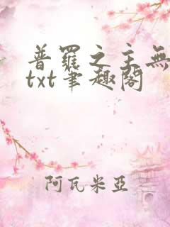 普罗之主无删减txt笔趣阁