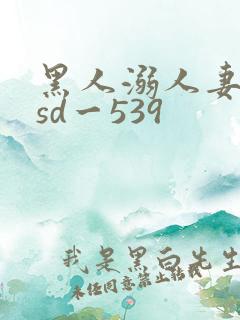 黑人溺人妻dasd一539