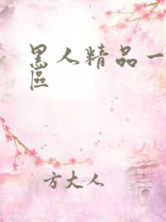 黑人精品一区二区