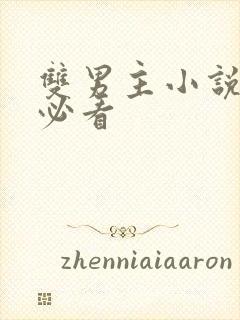 双男主小说推荐必看