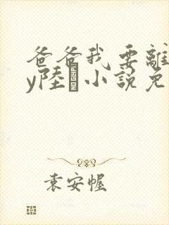 爸爸我要离婚by陆郉小说免费阅读