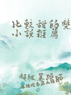 比较甜的双男主小说推荐