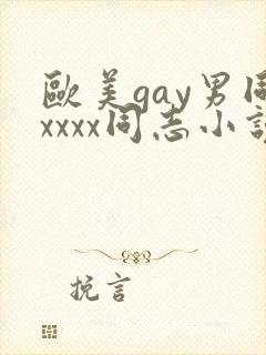 欧美gay男同xxxx同志小说