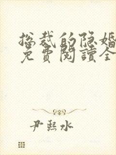 总裁的隐婚罪妻免费阅读全文