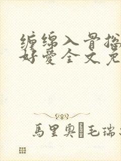 缠绵入骨总裁好好爱全文免费阅读